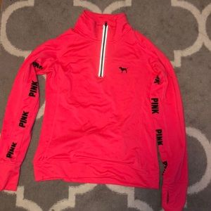 PINK half zip up